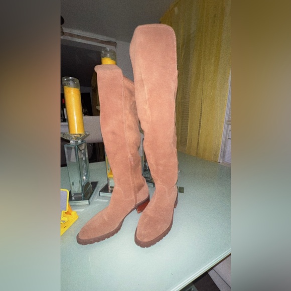 Sole Society Brown Over-the-Knee Boots - Picture 1 of 4